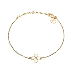 Sygeplejebutikken Gaver Til Sundhedspersonalet|Smykker*Armbånd med guldtone firkløver