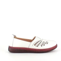 Sygeplejebutikken Sommersko Dame|Gængesål*Beige ballerina i skind