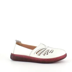 Sygeplejebutikken Sommersko Dame|Gængesål*Beige ballerina i skind