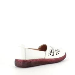 Sygeplejebutikken Sommersko Dame|Gængesål*Beige ballerina i skind