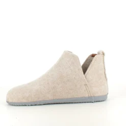 Whistler Hjemmesko|Knyster - Hallux Valgus*Beige filtet hjemmesko med højt skaft