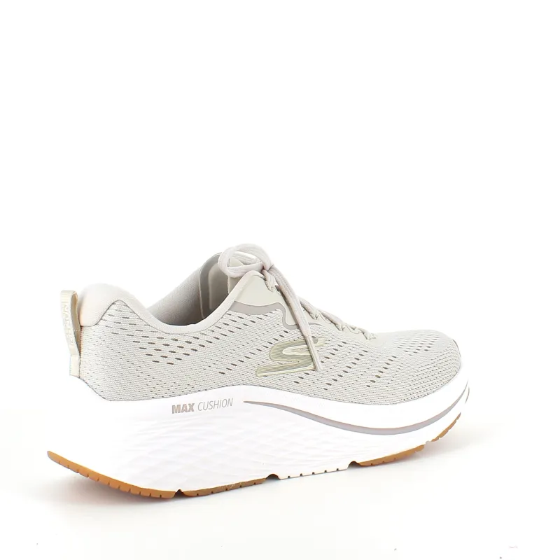 Skechers Sommersko Dame|Sko Til Brede Fødder Og Høj Vrist*Beige Max Cushion sko – optimal støtte og uovertruffen komfort.