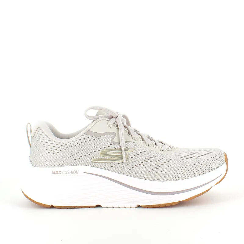 Skechers Sommersko Dame|Sko Til Brede Fødder Og Høj Vrist*Beige Max Cushion sko – optimal støtte og uovertruffen komfort.