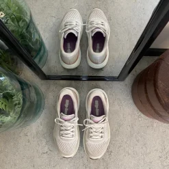 Skechers Benlængdeforskel|Knyster - Hallux Valgus*Beige slip-in med MaxChusion bund