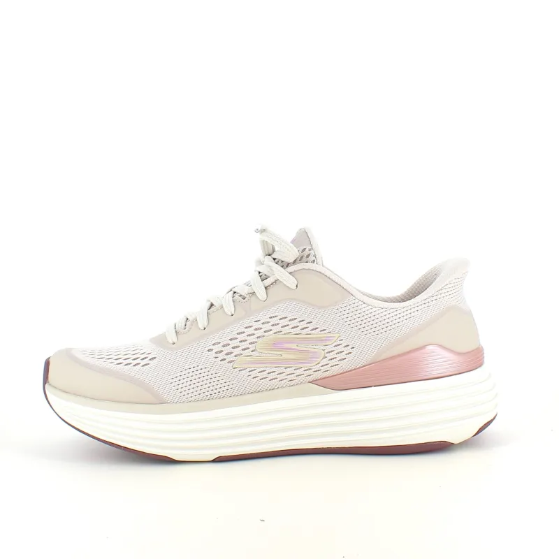 Skechers Benlængdeforskel|Knyster - Hallux Valgus*Beige slip-in med MaxChusion bund