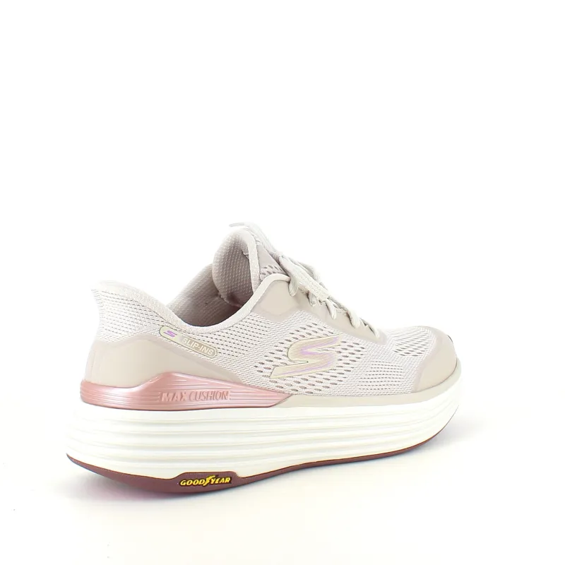 Skechers Benlængdeforskel|Knyster - Hallux Valgus*Beige slip-in med MaxChusion bund
