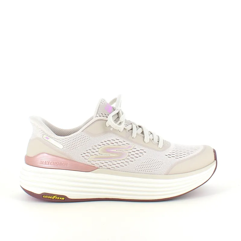Skechers Benlængdeforskel|Knyster - Hallux Valgus*Beige slip-in med MaxChusion bund