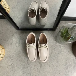 Sygeplejebutikken Leddegigt|Hælsporer*Beige skindsko med gængesål og svangstøtte