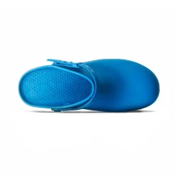 Sygeplejebutikken Sko På Tilbud*Blå Autoklaverbar clog med antistatiske skridhæmmende såler