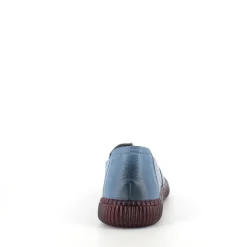 Sygeplejebutikken Sommersko Dame|Gængesål*Blå ballerina i skind