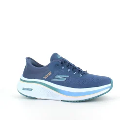 Skechers Knyster - Hallux Valgus|Leddegigt*Blå slip-ins sko fra med elastiksnøre