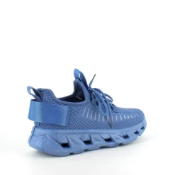 Sygeplejebutikken Knyster - Hallux Valgus|Sommersko Dame*Blå slip-on sko med strikoverdel