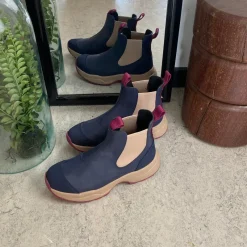 Woden Gummistøvler|Blå Støvler*Blå gummistøvle med svangstøtte