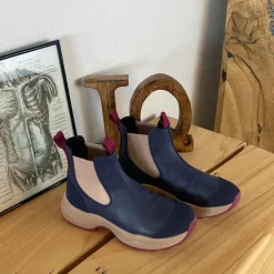 Woden Gummistøvler|Blå Støvler*Blå gummistøvle med svangstøtte