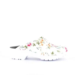 Sygeplejebutikken Træsko Dame Modeller|Hvide Træsko*Blomstret træsko uden kap