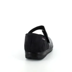 OrtoMed sko Benlængdeforskel|Knyster - Hallux Valgus*Bred ballerina med velcro og plads