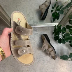 OrtoMed sko Benlængdeforskel|Knyster - Hallux Valgus*Bred skind slip on til knyster