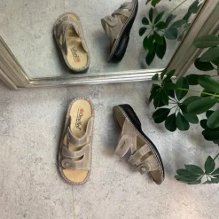 OrtoMed sko Benlængdeforskel|Knyster - Hallux Valgus*Bred skind slip on til knyster