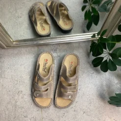 OrtoMed sko Benlængdeforskel|Knyster - Hallux Valgus*Bred skind slip on til knyster