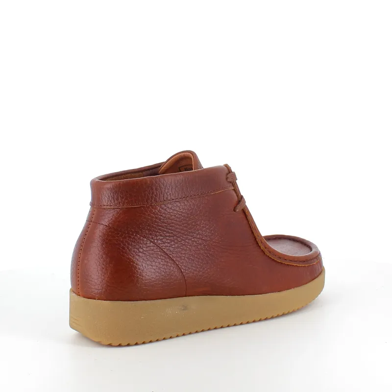 Nature Footwear Stødabsorberende Sko*Brun Nature lædersko med snørelukning