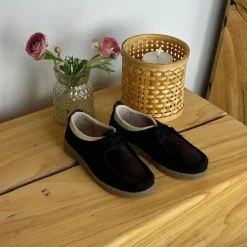 Sygeplejebutikken Sko På Tilbud*Brun ruskindssko med rågummisål