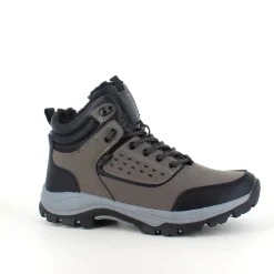 Sygeplejebutikken Herresko Og Sandaler|Herresko Og Sandaler*Brun vandafvisende herreankelstøvle med varmt for, robust TPR-sål og lynlås i siden