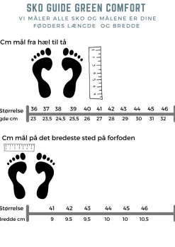 Green Comfort Overgangssko|Sko Til Brede Fødder Og Høj Vrist*Brun vandtæt sko fra med masser af svangstøtte