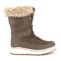 Whistler Billige Vinter Støvler|Vinterstøvler Damer*Brun vandtæt vinterstøvle fra med pels kant