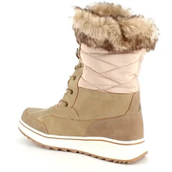 Mols Kort Støvle Dame|Vinterstøvler Damer*Brun vandtæt vinterstøvle fra med pels kant