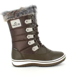 Mols Billige Vinter Støvler|Vinterstøvler Damer*Brun vandtæt vinterstøvle fra