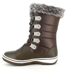 Mols Billige Vinter Støvler|Vinterstøvler Damer*Brun vandtæt vinterstøvle fra