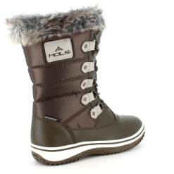 Mols Billige Vinter Støvler|Vinterstøvler Damer*Brun vandtæt vinterstøvle fra