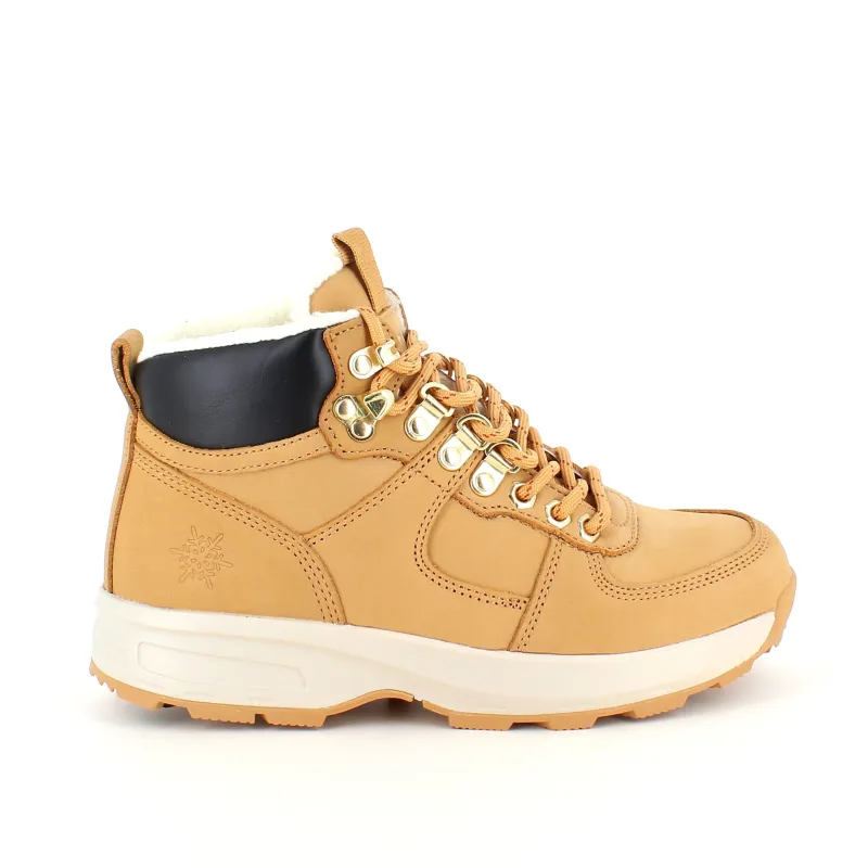 GaitLine Kort Støvle Dame|Vinterstøvler Damer*Brun vinterstøvle fra med gængesål