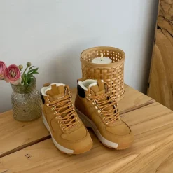 GaitLine Kort Støvle Dame|Vinterstøvler Damer*Brun vinterstøvle fra med gængesål