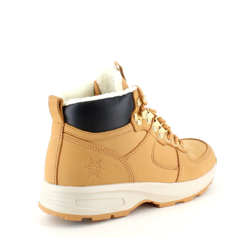 GaitLine Kort Støvle Dame|Vinterstøvler Damer*Brun vinterstøvle fra med gængesål