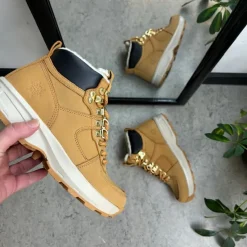 GaitLine Kort Støvle Dame|Vinterstøvler Damer*Brun vinterstøvle fra med gængesål