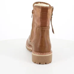 Sygeplejebutikken Sko På Tilbud*Brun vinterstøvle med foer og smarte detaljer