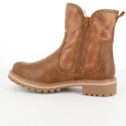 Sygeplejebutikken Sko På Tilbud*Brun vinterstøvle med foer og smarte detaljer