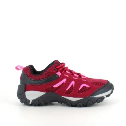 Sygeplejebutikken Stødabsorberende Sko*Damesko i bordeaux-pink med TPR-sål og snørebånd – åndbar og komfortabel