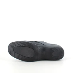 Sygeplejebutikken Sko Til Ældre|Sko Med Velcro*Damesko i sort PU med velcrolukning og varmt for