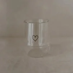 Sygeplejebutikken Gaver Til Sundhedspersonalet*Dobbeltvægget glas med hjerte – elegant og funktionelt termoglas til kaffe & te