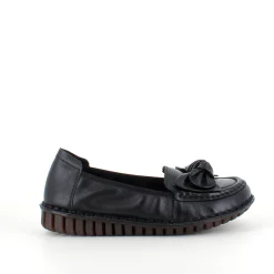 Sygeplejebutikken Sommersko Dame|Følsomme Fødder*Elegant ballerina i sort skind