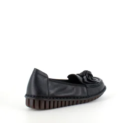 Sygeplejebutikken Sommersko Dame|Følsomme Fødder*Elegant ballerina i sort skind