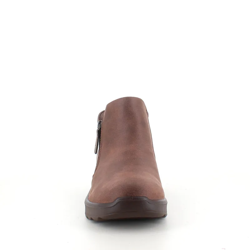 Skechers Kort Støvle Dame|Stødabsorberende Sko*Elegant brun støvlet med meomory foam fra