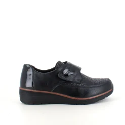 Sygeplejebutikken Sko Til Ældre|Sko Med Velcro*Elegant damesko med flotte detaljer og velcrolukning