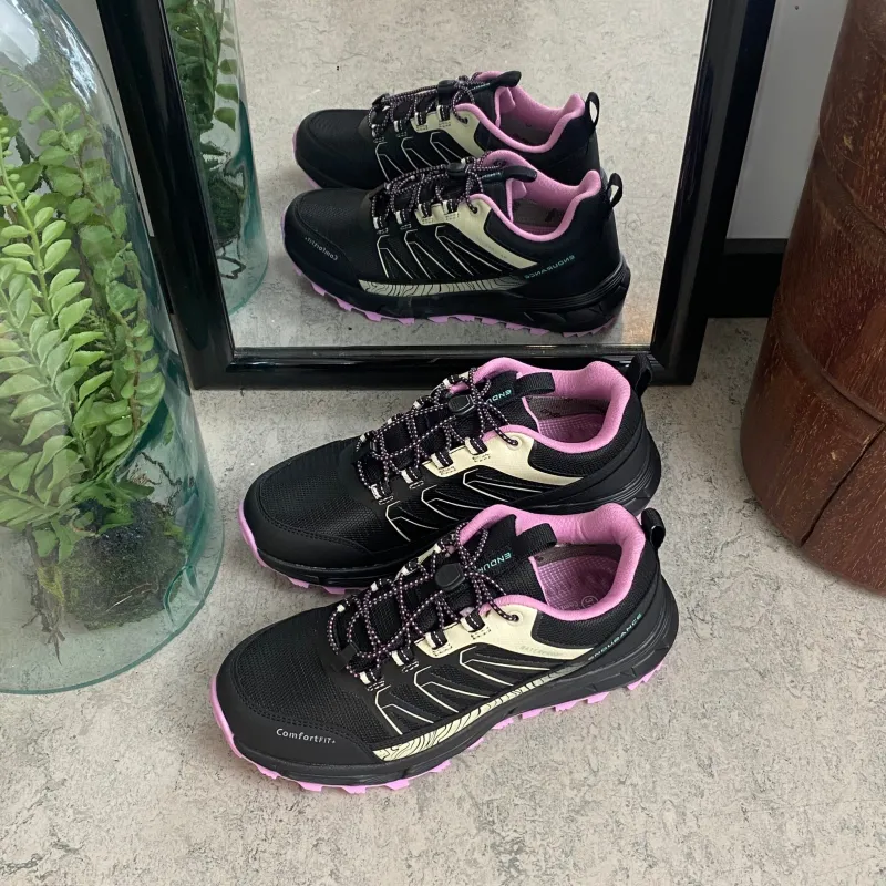 Endurance Vandresko Og Sandaler|Overgangssko*vandtæt sko i sort med stødabsorberende sål