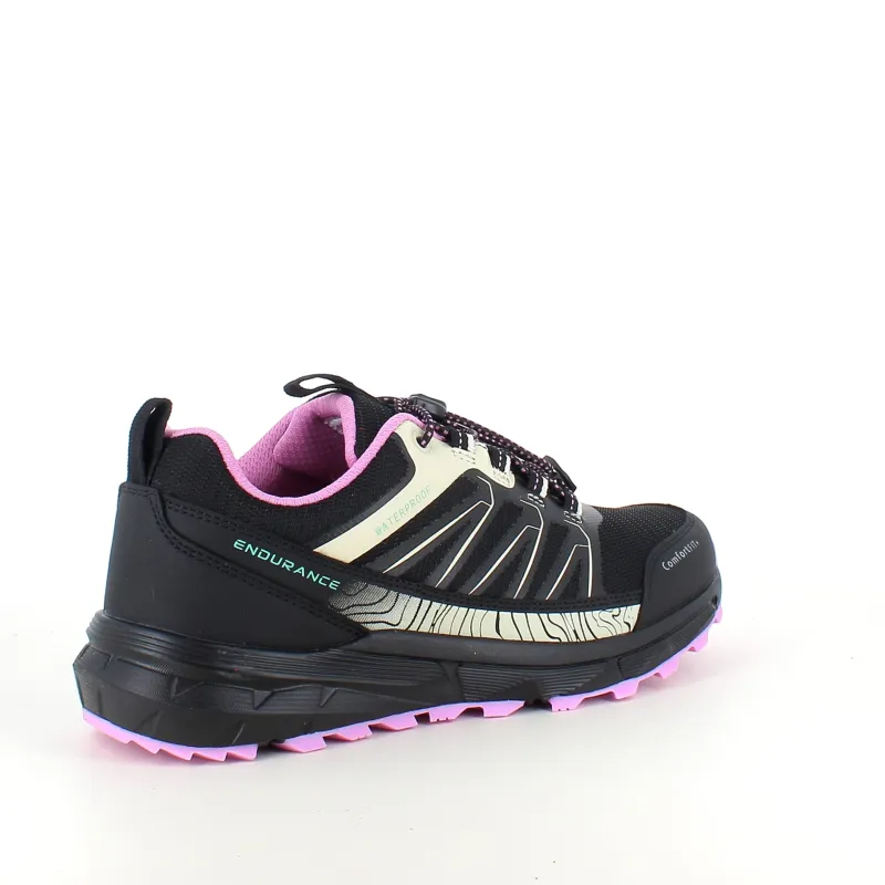 Endurance Vandresko Og Sandaler|Overgangssko*vandtæt sko i sort med stødabsorberende sål