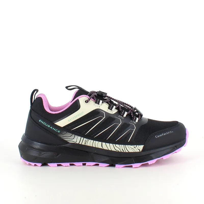 Endurance Vandresko Og Sandaler|Overgangssko*vandtæt sko i sort med stødabsorberende sål