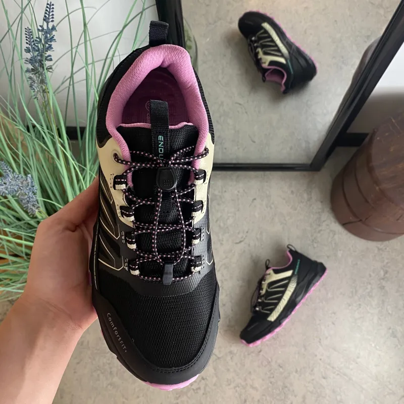 Endurance Vandresko Og Sandaler|Overgangssko*vandtæt sko i sort med stødabsorberende sål