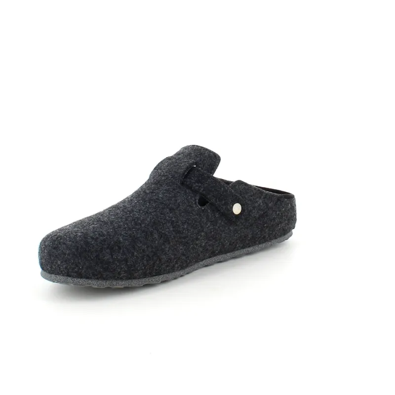 Sygeplejebutikken Sko På Tilbud*Filtsko slip on i mørkgrå